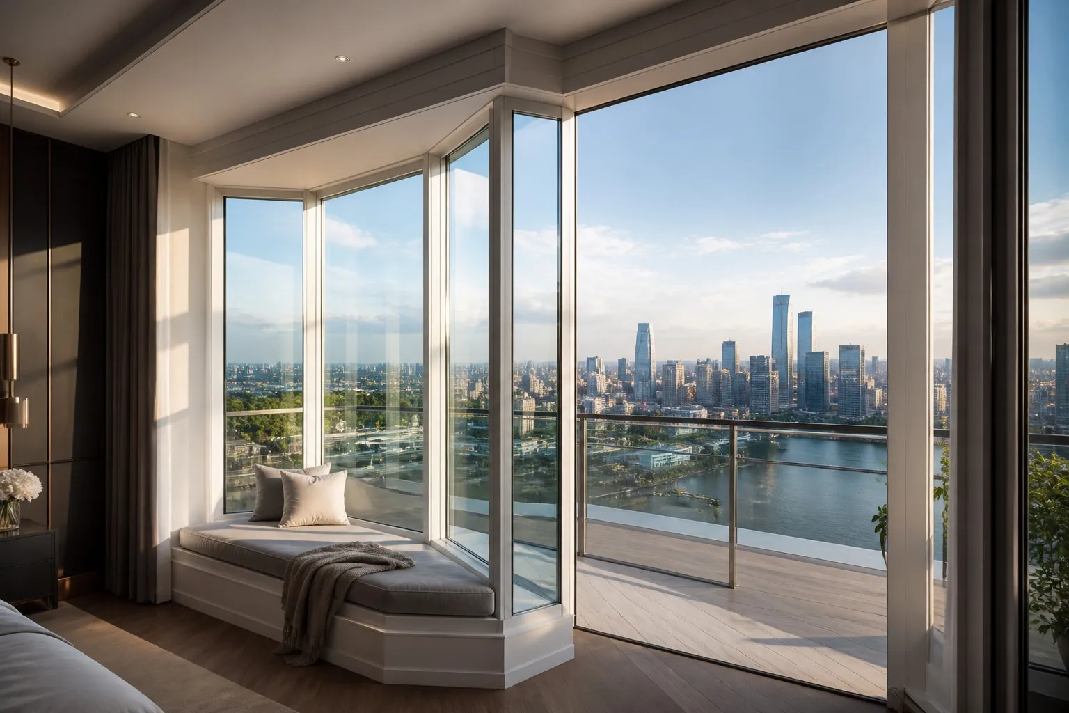 Bay Windows Manufacturer China Factory Price Projecting Angle Glazing