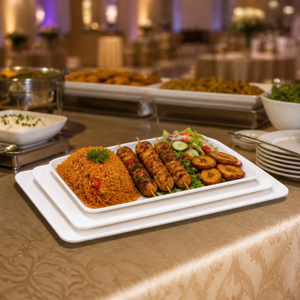 Banquet buffet scene