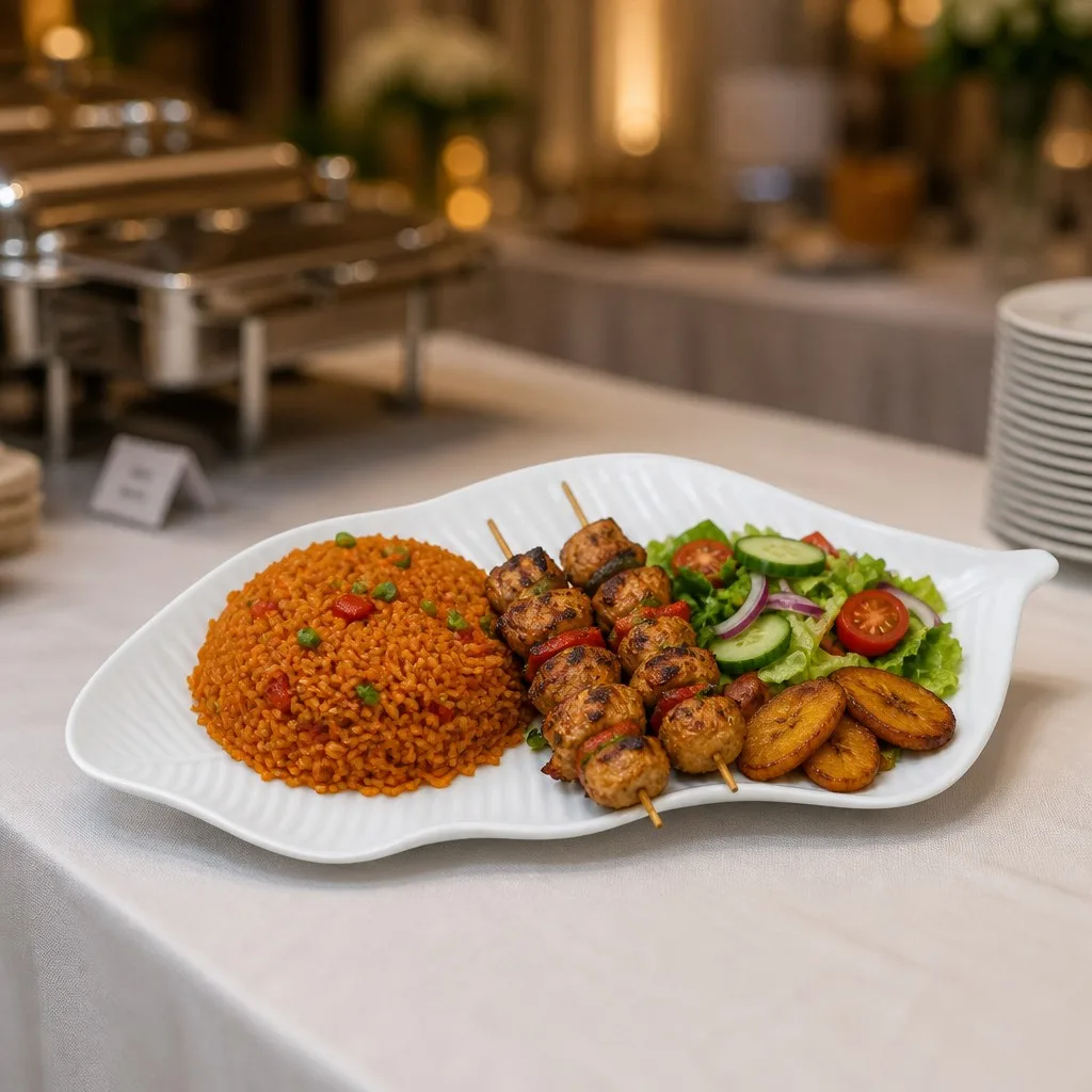 Banquet buffet scene