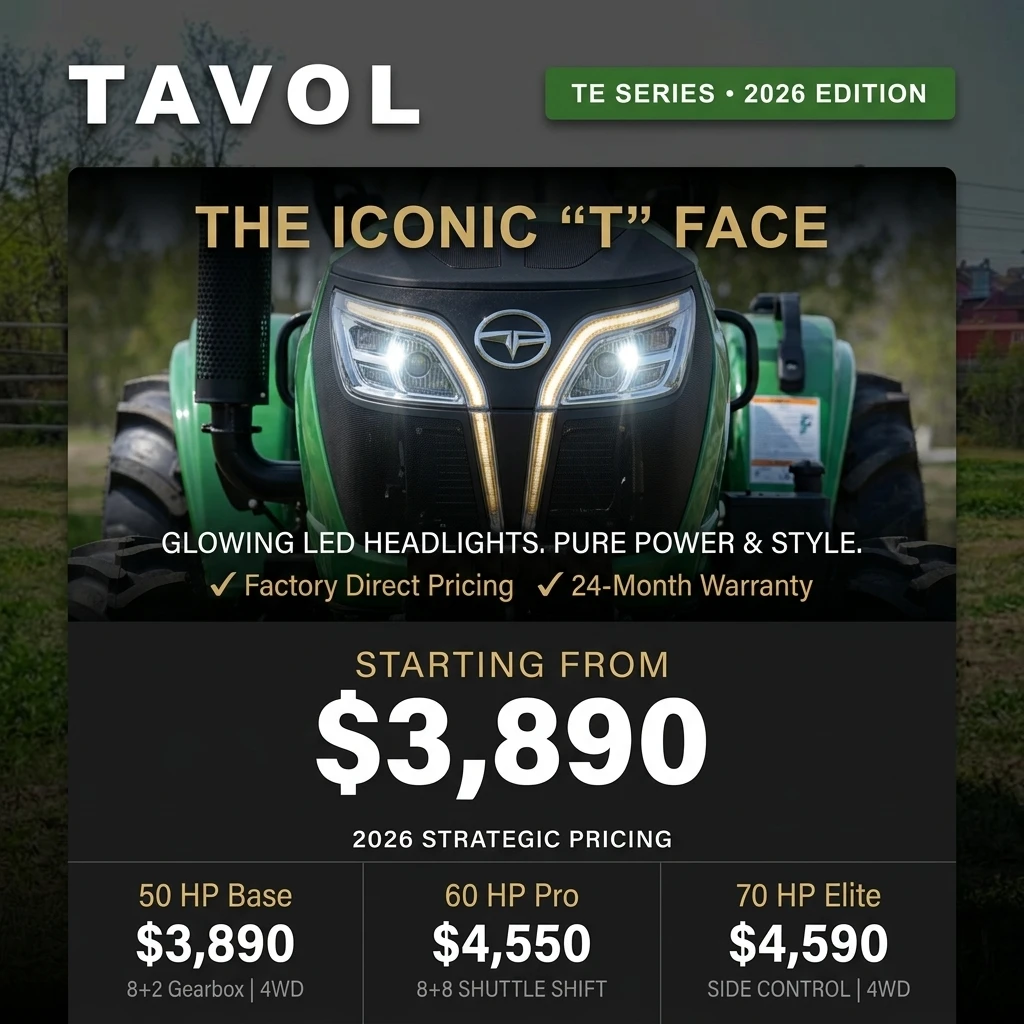 Tavol TE Series New Design Tractors