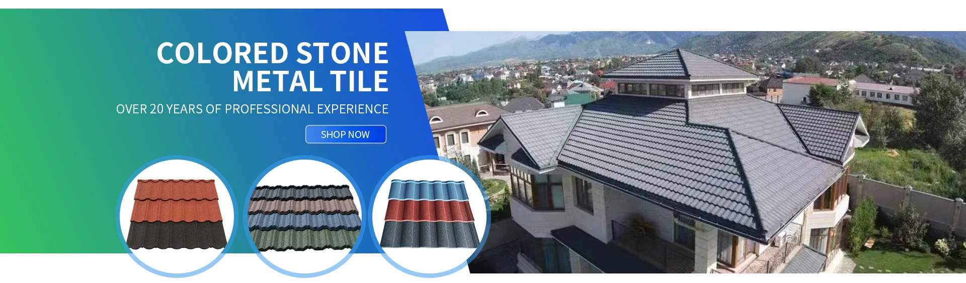 Dezhou Owens New Building Materials Co., Ltd. Color Stone Metal Tile