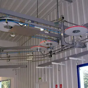 Industrial Overhead Conveyor System
