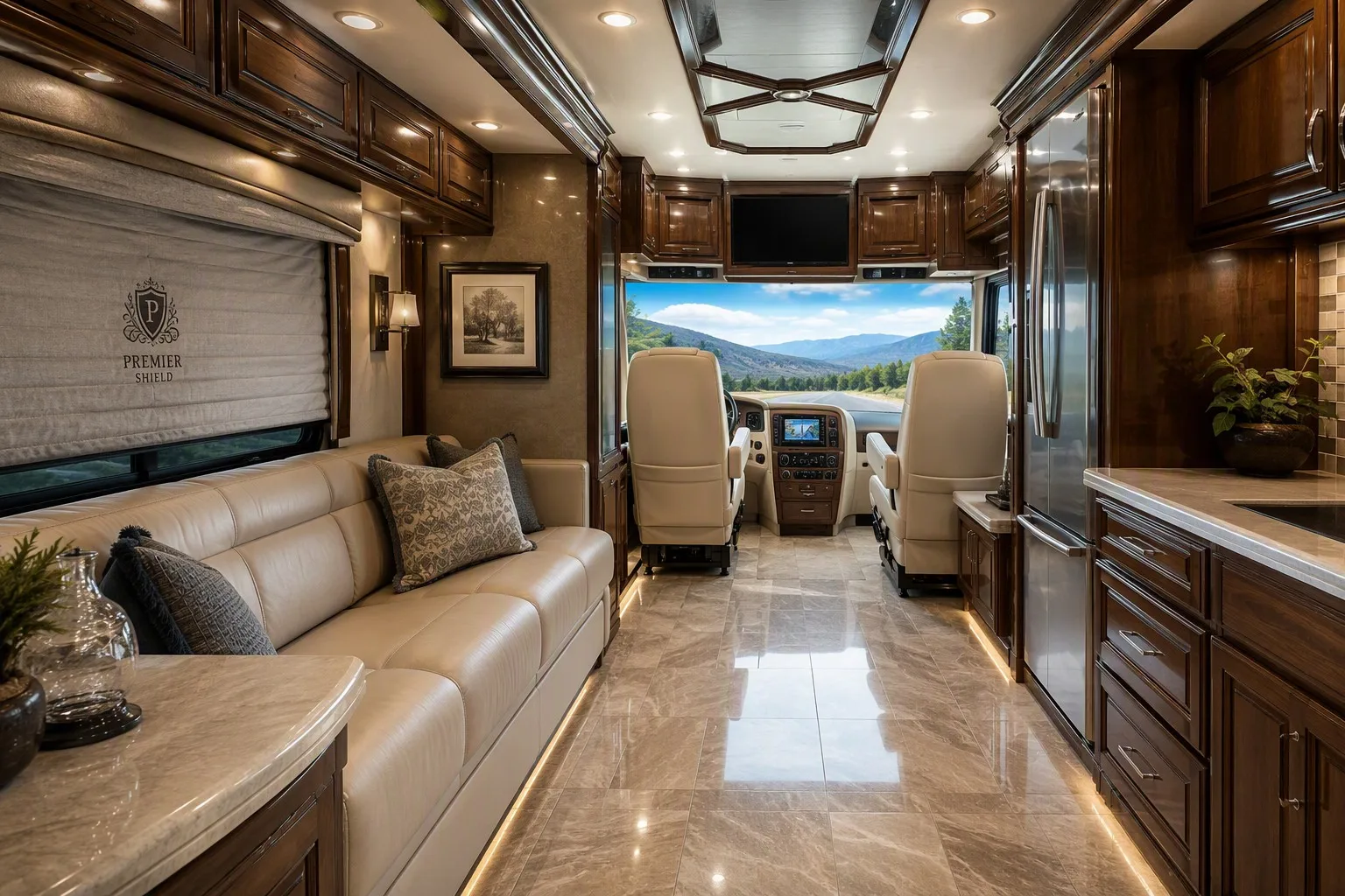 Protecting Luxury Coach Interiors: High-End Fabric and Leather Shielding