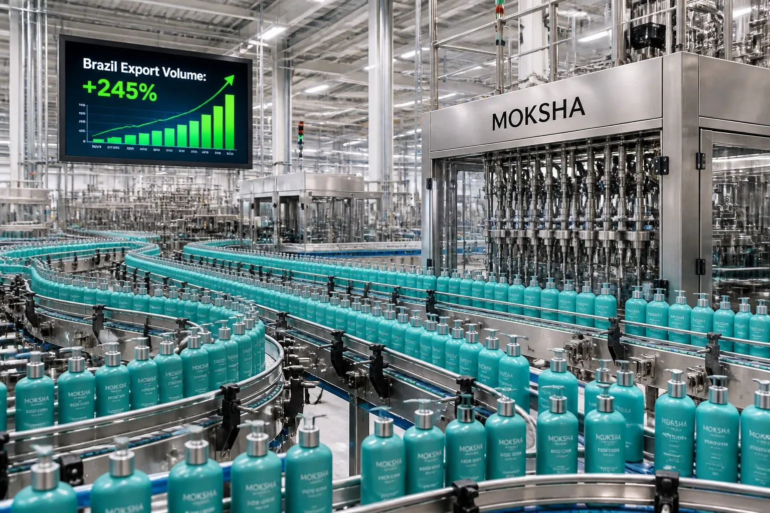 Body Lotion Scaling for Brazil: High-volume manufacturing and market entry strategy