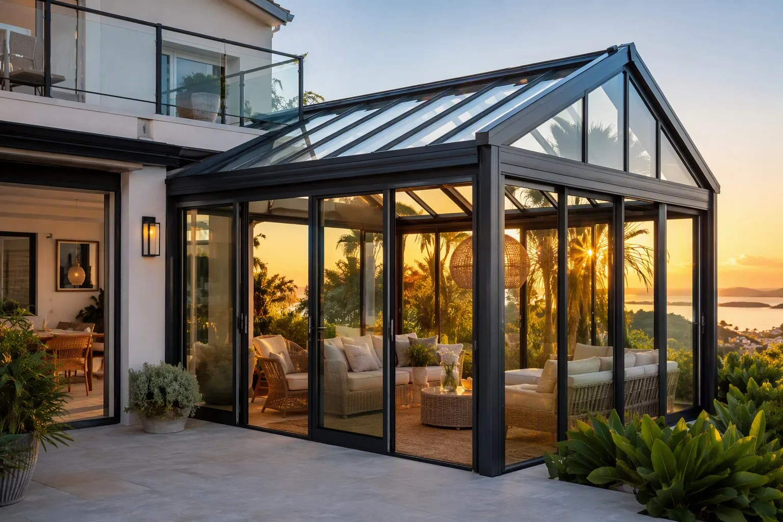 Aluminum Sunroom Four Season Conservatory System Richocean Aluminum Sunroom Manufacturer China Factory Price Four Season Conservatory