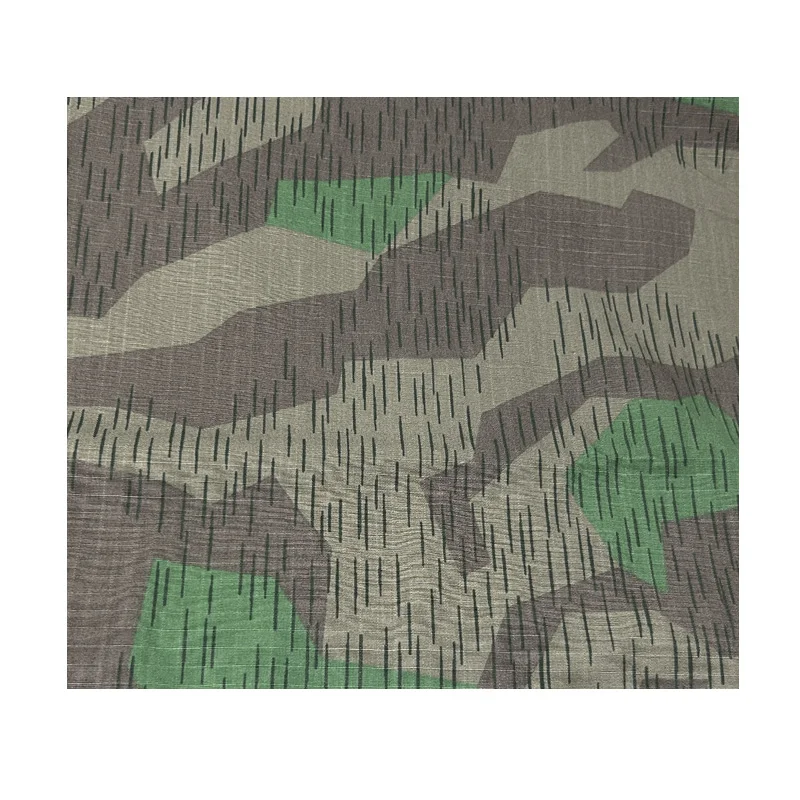 NC5050 Splitter Camo Nylon Cotton Fabric NYCO Ribstop Camo Printed Tactical Uniform Fabric