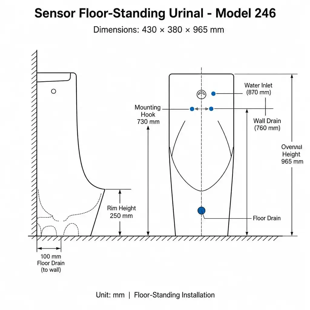 pedestal-sensor-ceramic-urinal-dimension-specs
