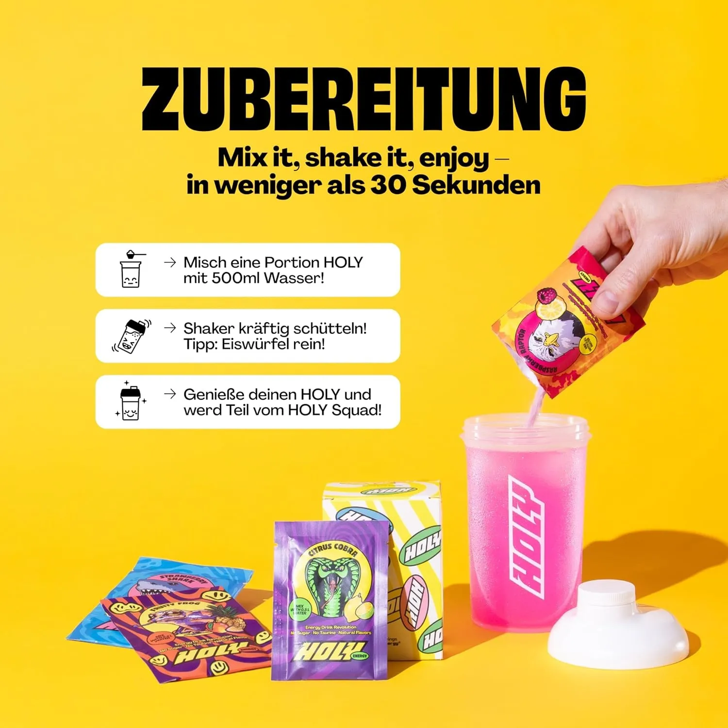 Zubereitung Mix it Shake it
