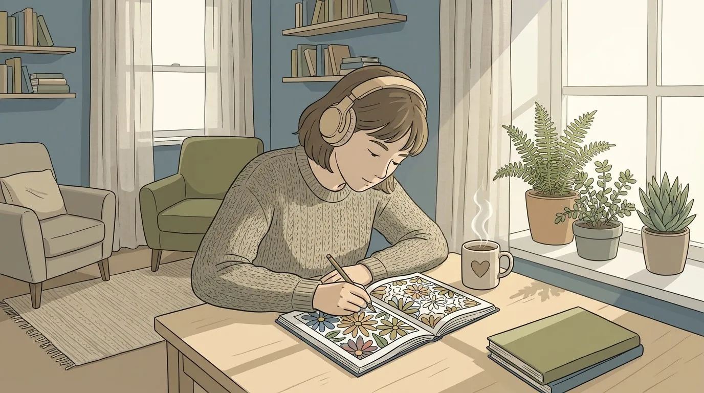 Dopamine Coloring for ADHD Focus and Anxiety Relief