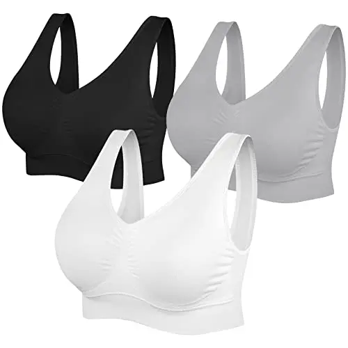 中等支撑可调肩with无缝Sports Bra