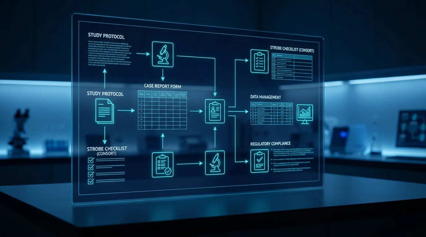 Professional Visualization of Research Reporting Standards