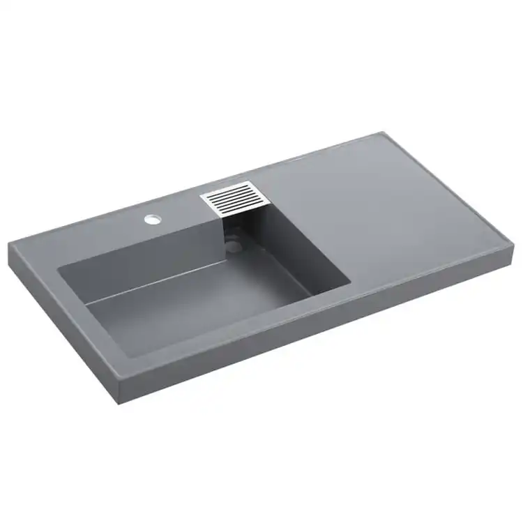 acrylic-vanity-top-sink-2007-slotted-grate-grey-perspective