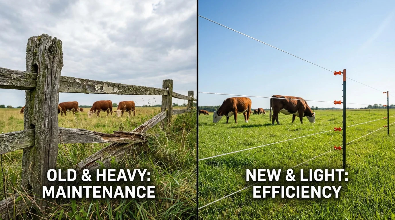 Electric Fence vs Traditional Fencing