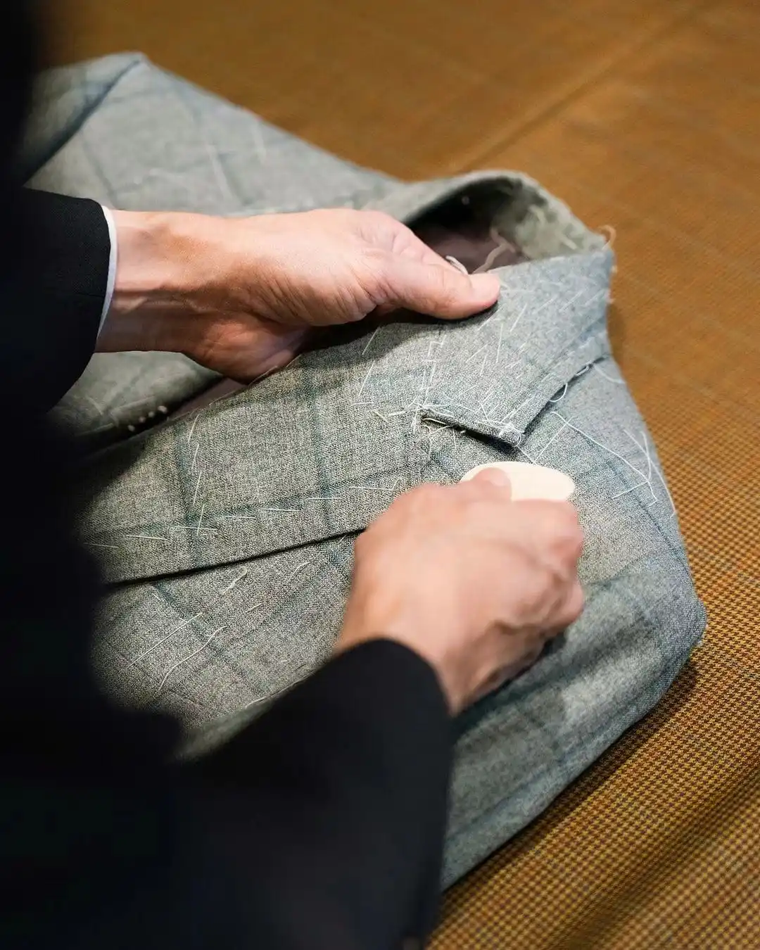Cuff and sleeve craftsmanship detail