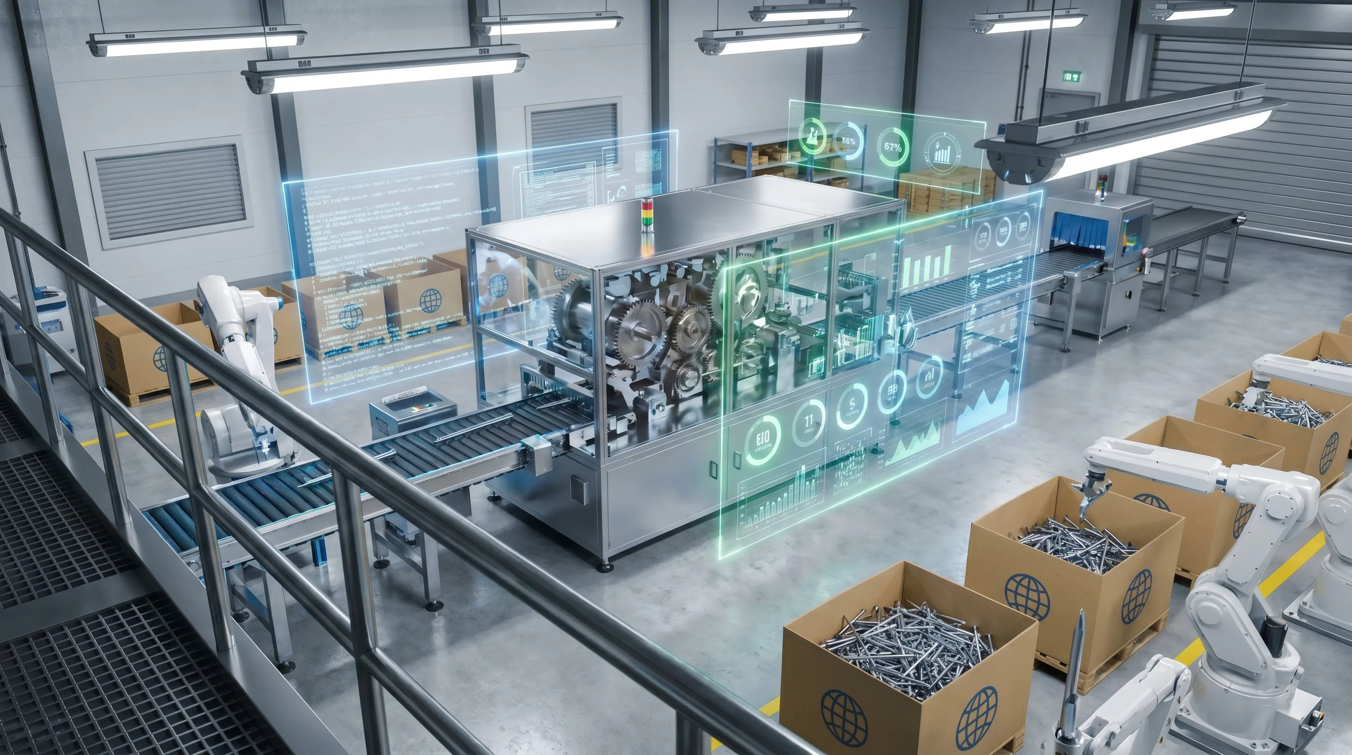 Tecnología de automatización en la producción global de clavos