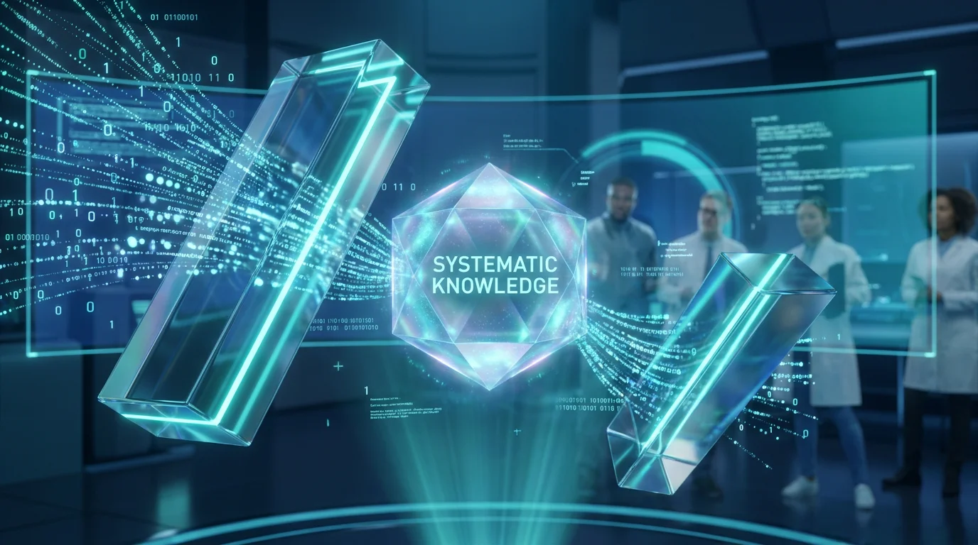 Conceptual 3D visualization of Evidence Synthesis