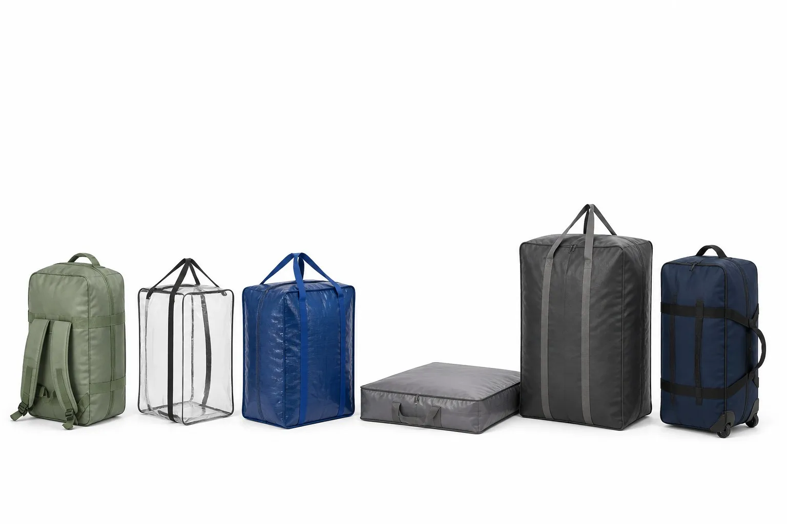 Moving bag types and materials comparison