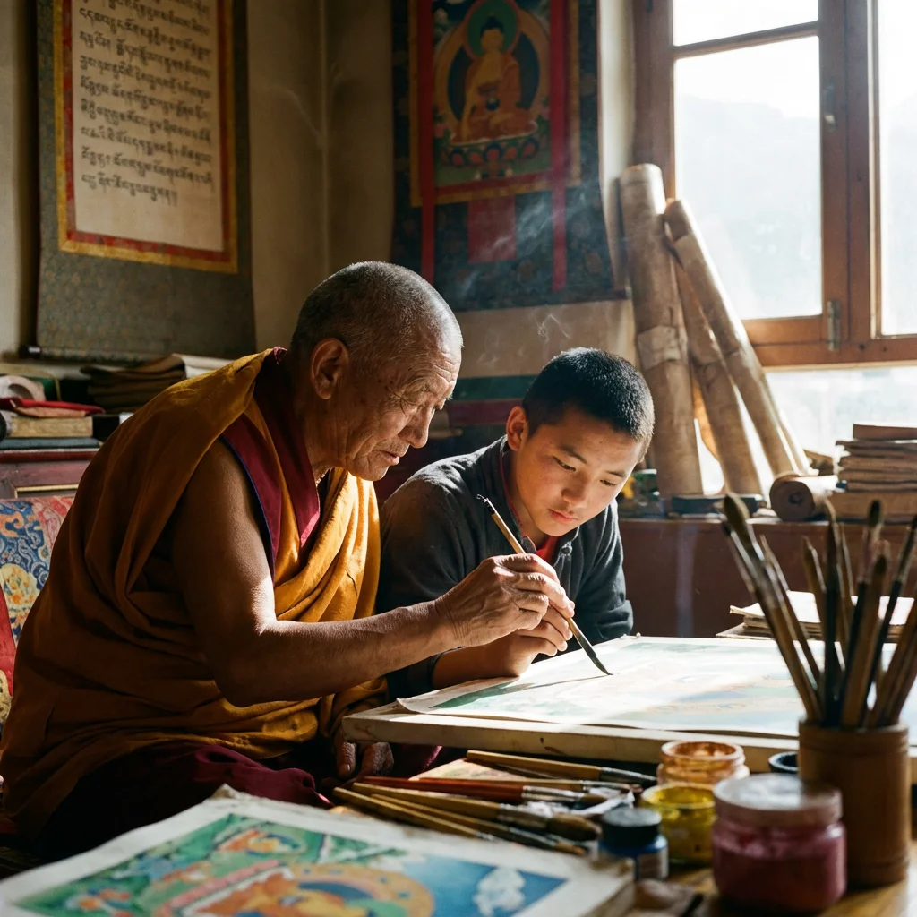 Shu Embroidery Panda in Bamboo