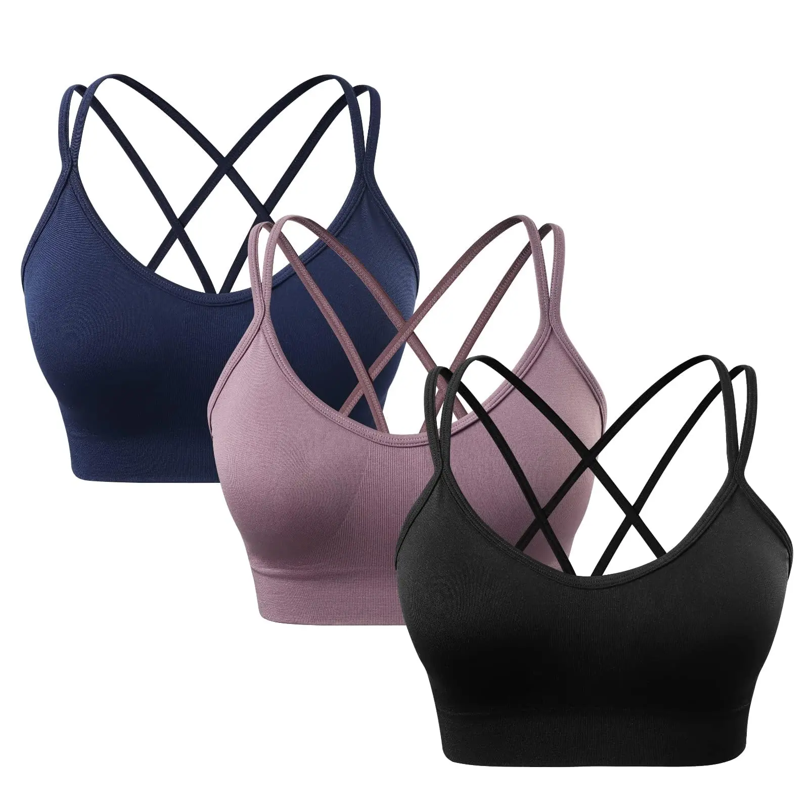 V领交叉背with瑜伽用Sports Bra