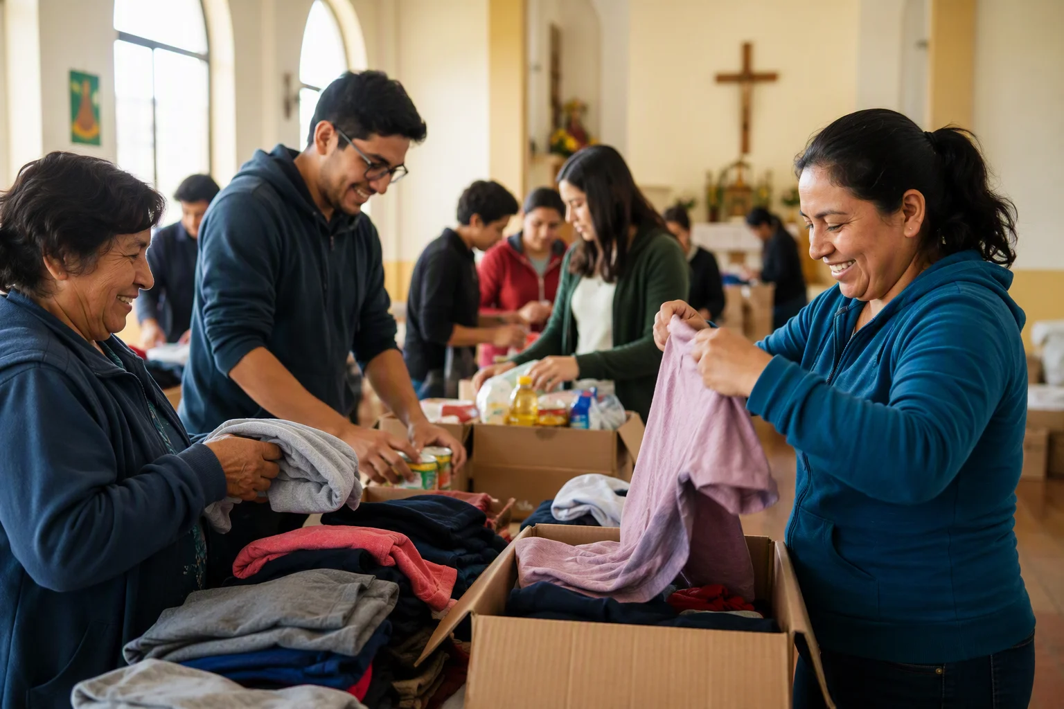 Centro pastoral · actividades (imagen referencial)