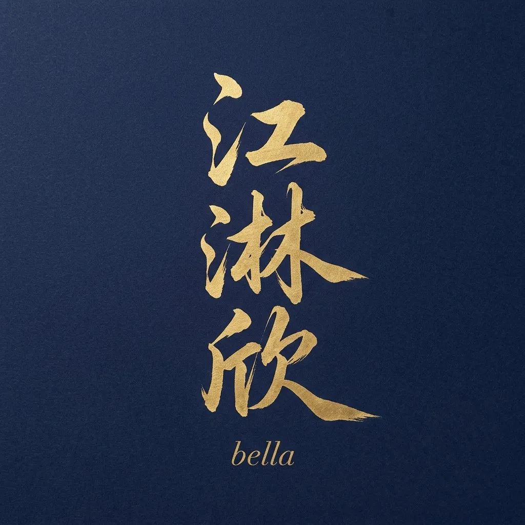 行书 - 江淋欣