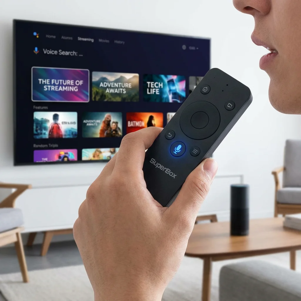 SuperBox Remote Control Voice Search