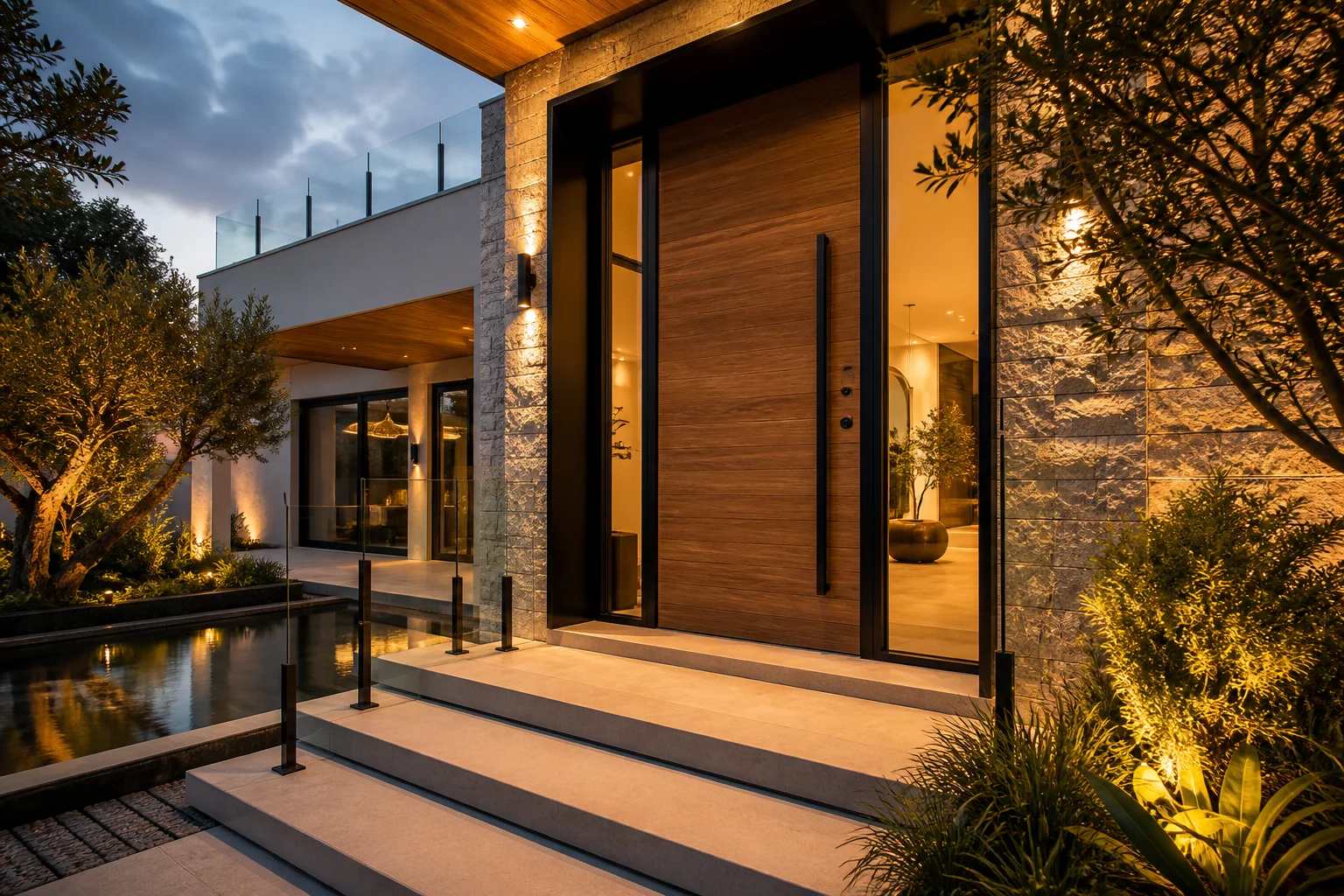 Exterior Pivot Door System Richocean Exterior Doors Manufacturer China Factory Price Aluminum Pivot Thermal Break Security