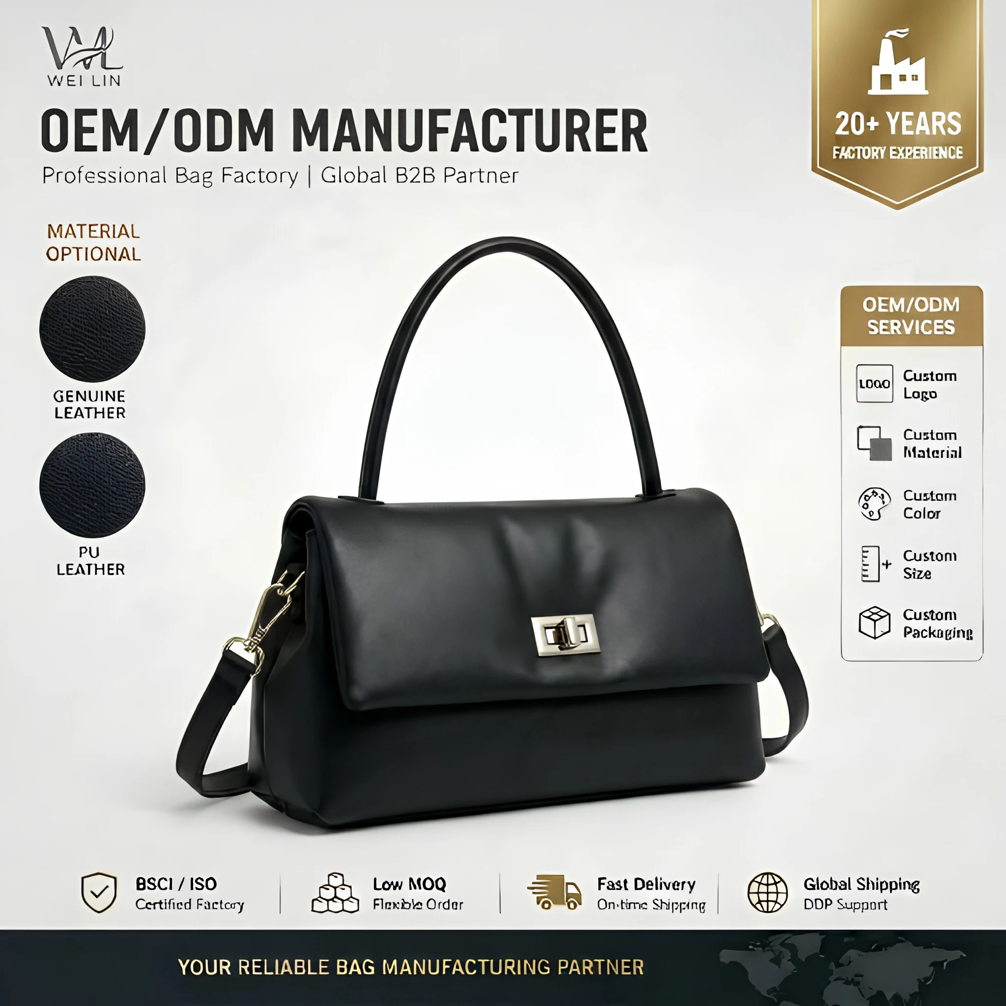 Korean Soft PU Leather Small Square Shoulder Crossbody Bag Zipper Shoulder Strap Fashion Versatile Solid Color