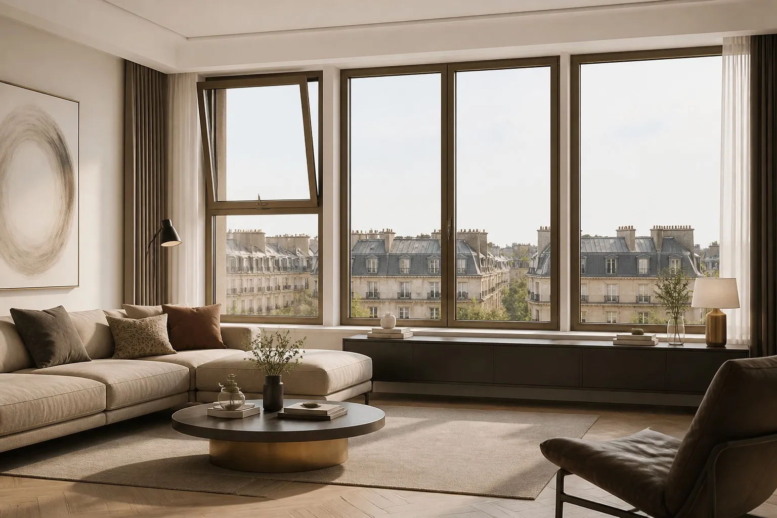 Aluminum Tilt Turn Windows Manufacturer China Factory Price Multi-Point Locking Richocean