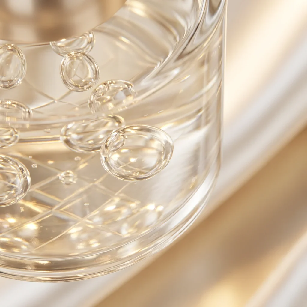 Macro molecular fragrance oil droplets