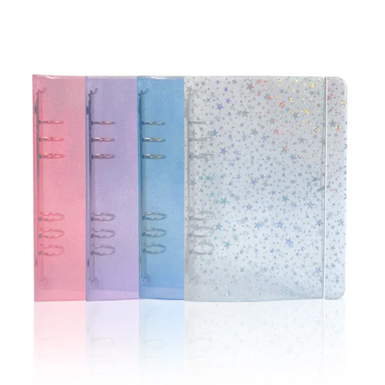 

Deserve To Have Transparent laser notebook planner organizer Personal Transparent Refillable planner