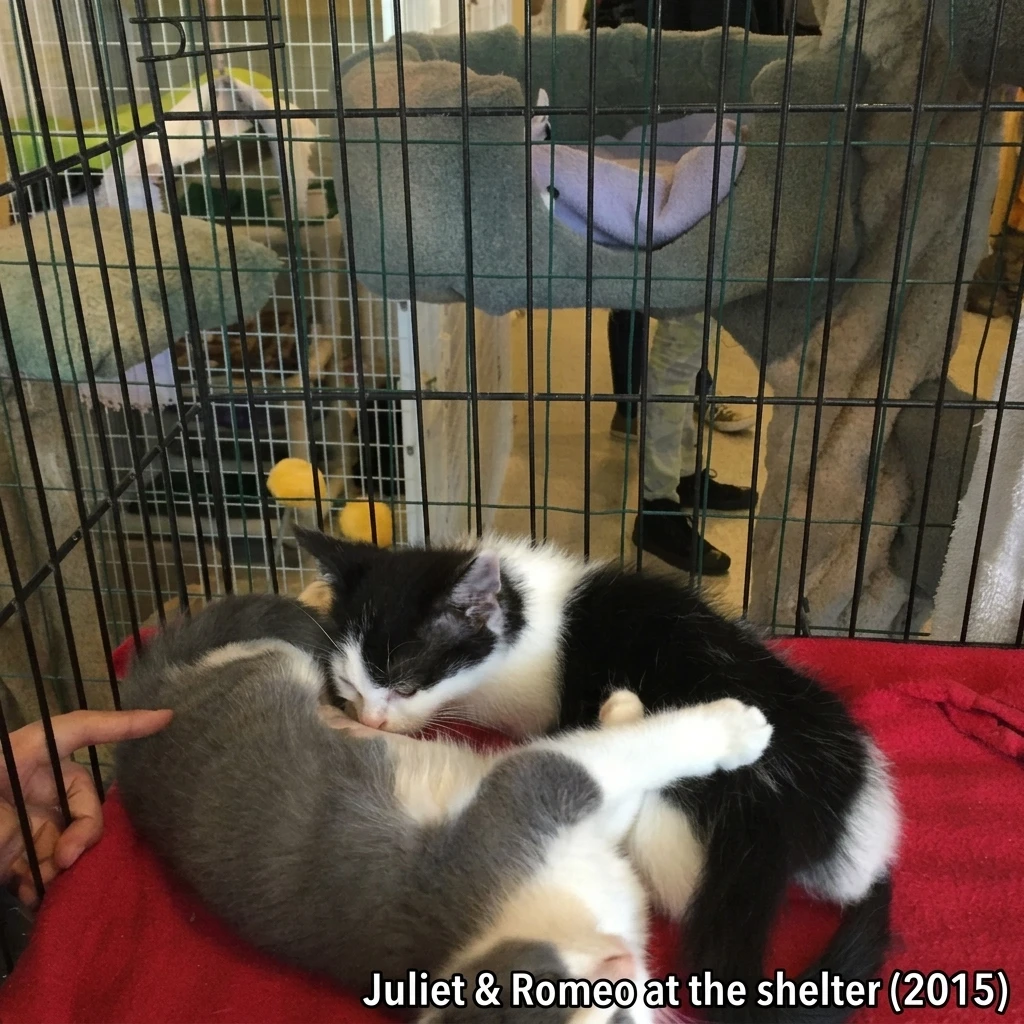 Juliet at the shelter - Pet Adoption Journey