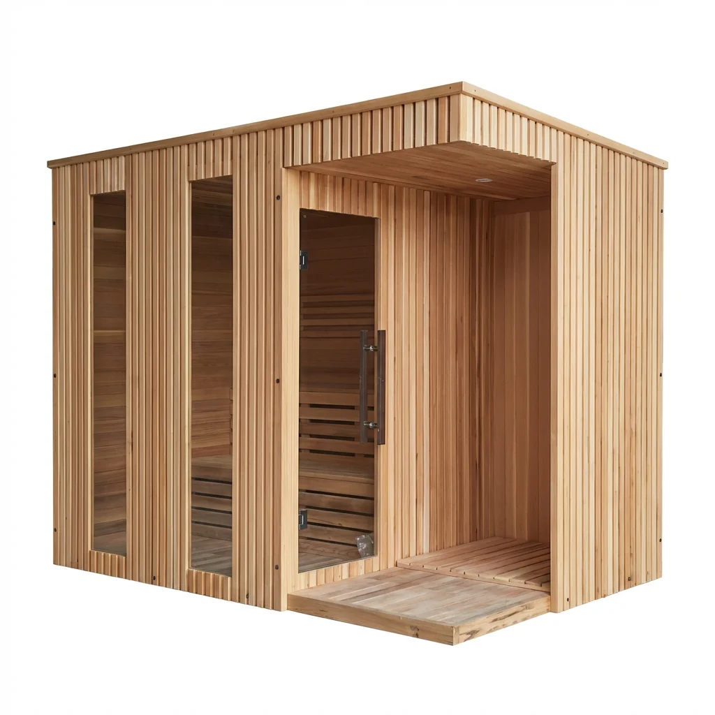 Premium red cedar outdoor sauna cabin - CSauna factory