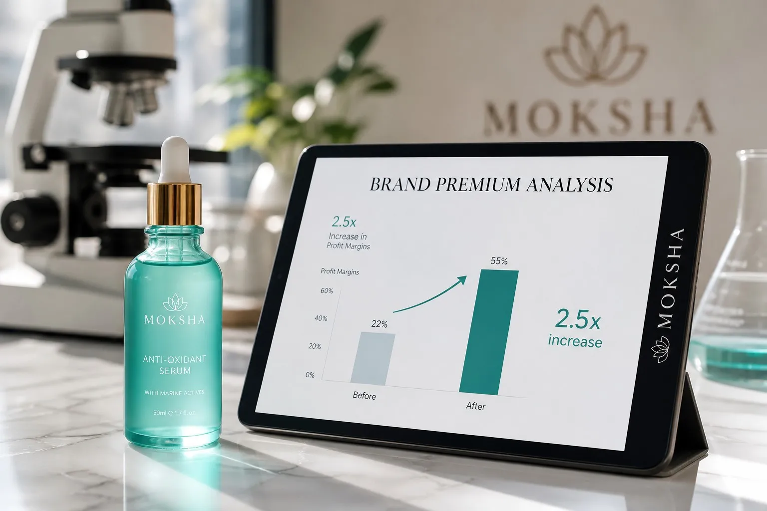 Advanced Anti-Oxidant ROI: Brand premium strategy and profit growth data