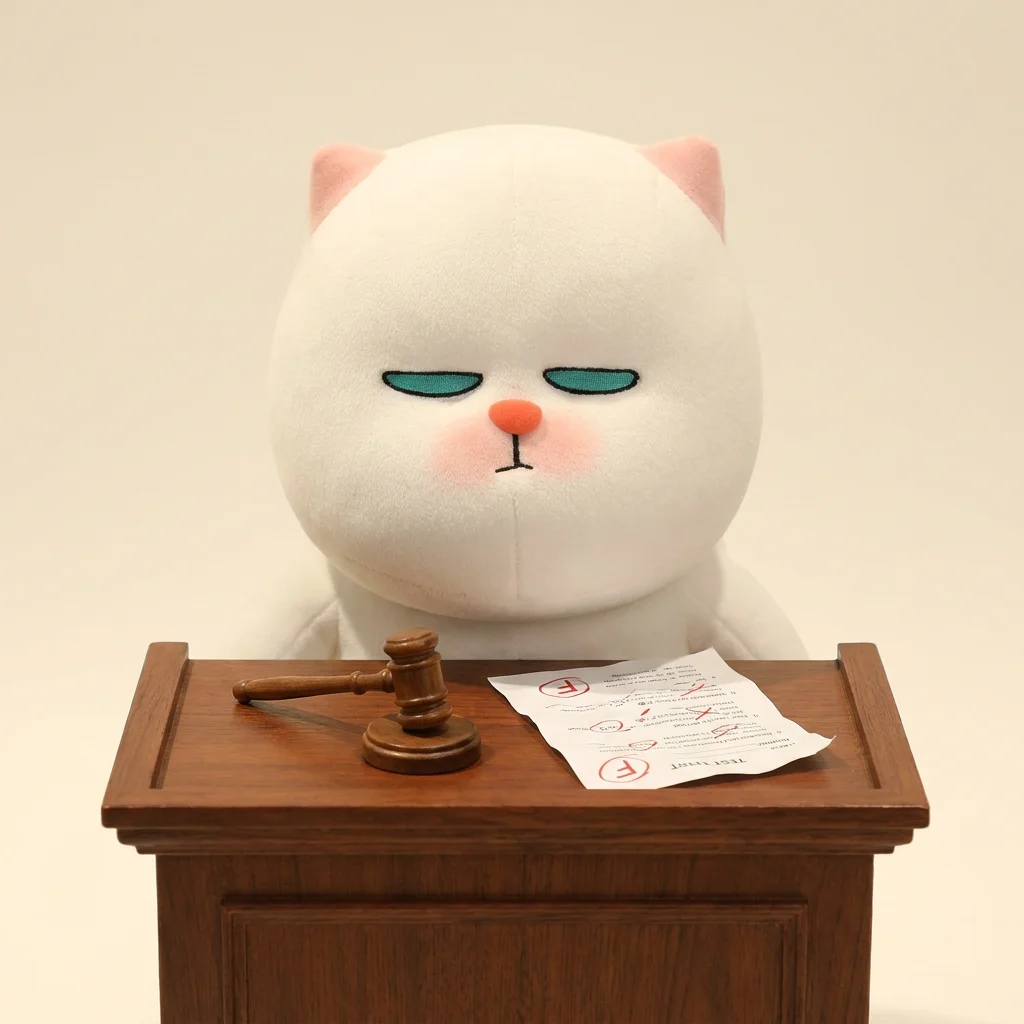 THE JUDGY KITTEN Specimen Scene