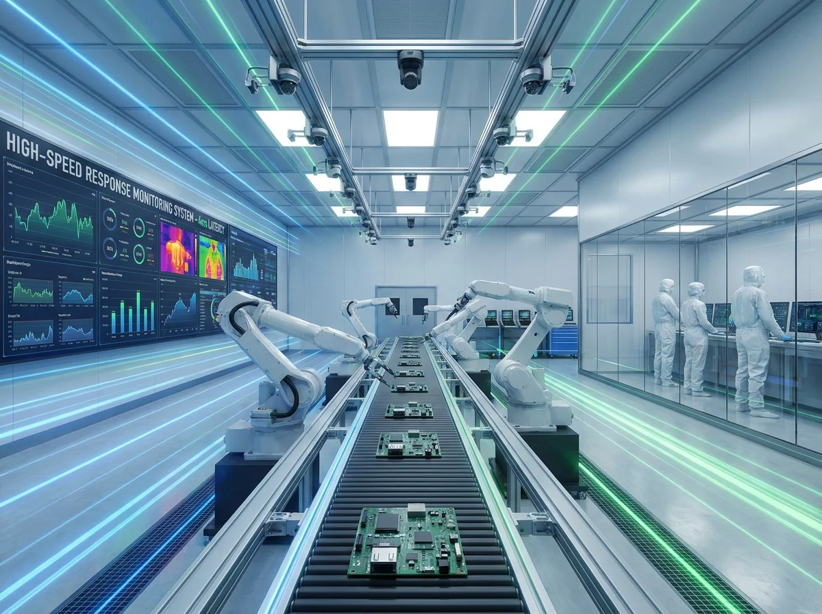 智能制造生产线上的高速响应监控系统
