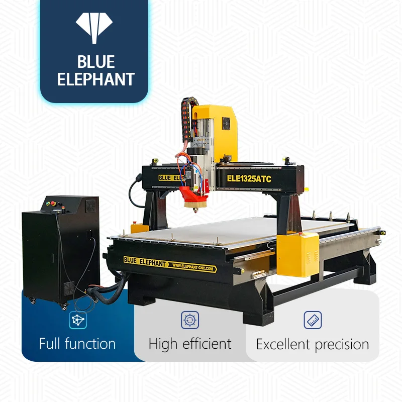 

Blue Elephant cnc wood cutting 1325 ATC woodworking machinery for cnc wood sign Germany France Kuwait Australia