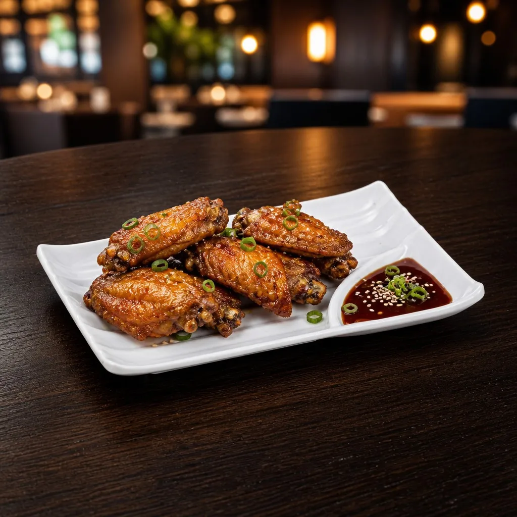 Restaurant wings scene