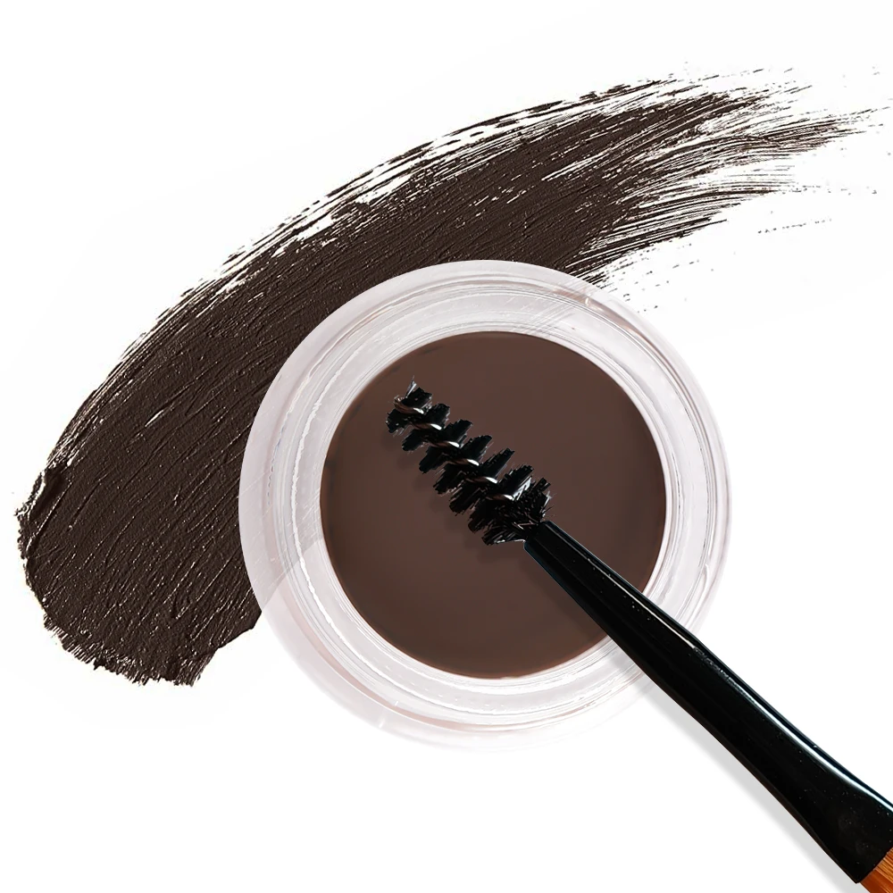 

Long Lasting Vegan Natural Tattoo Brow Eyebrow Gel Brow Pen Pomade Suppliers Eyebrow Pomade with Brow Brush