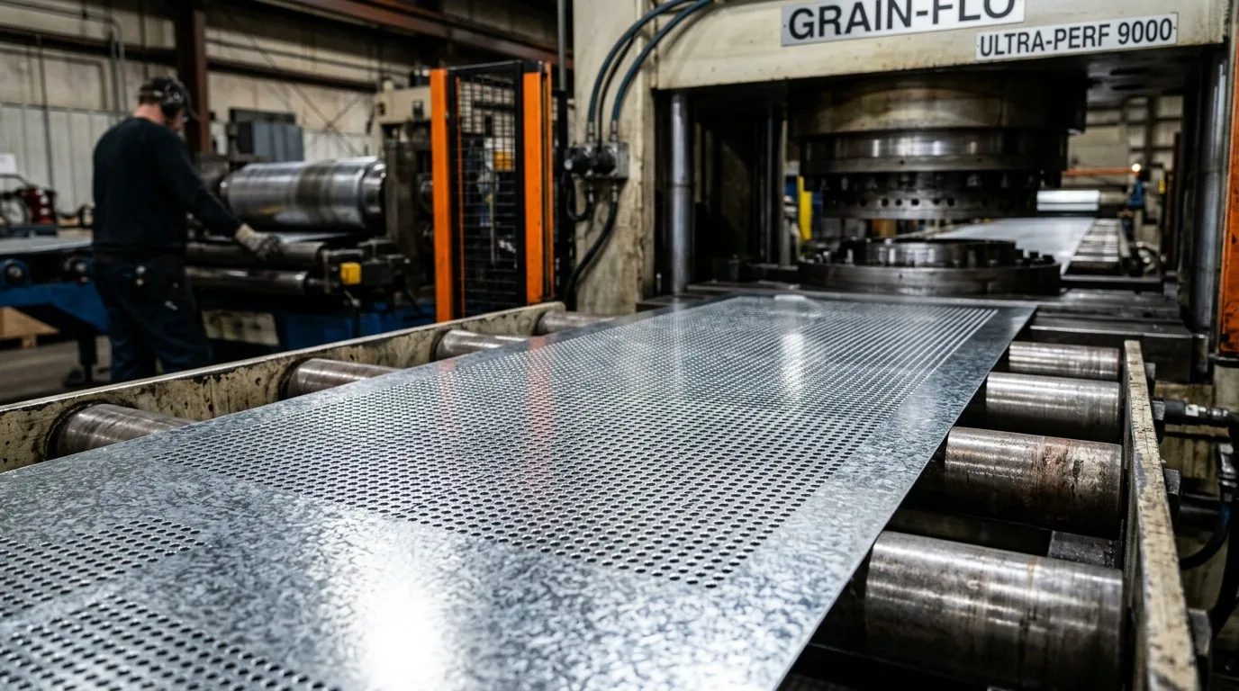 High-Precision CNC Punched Silo Aeration Floor Manufacturing