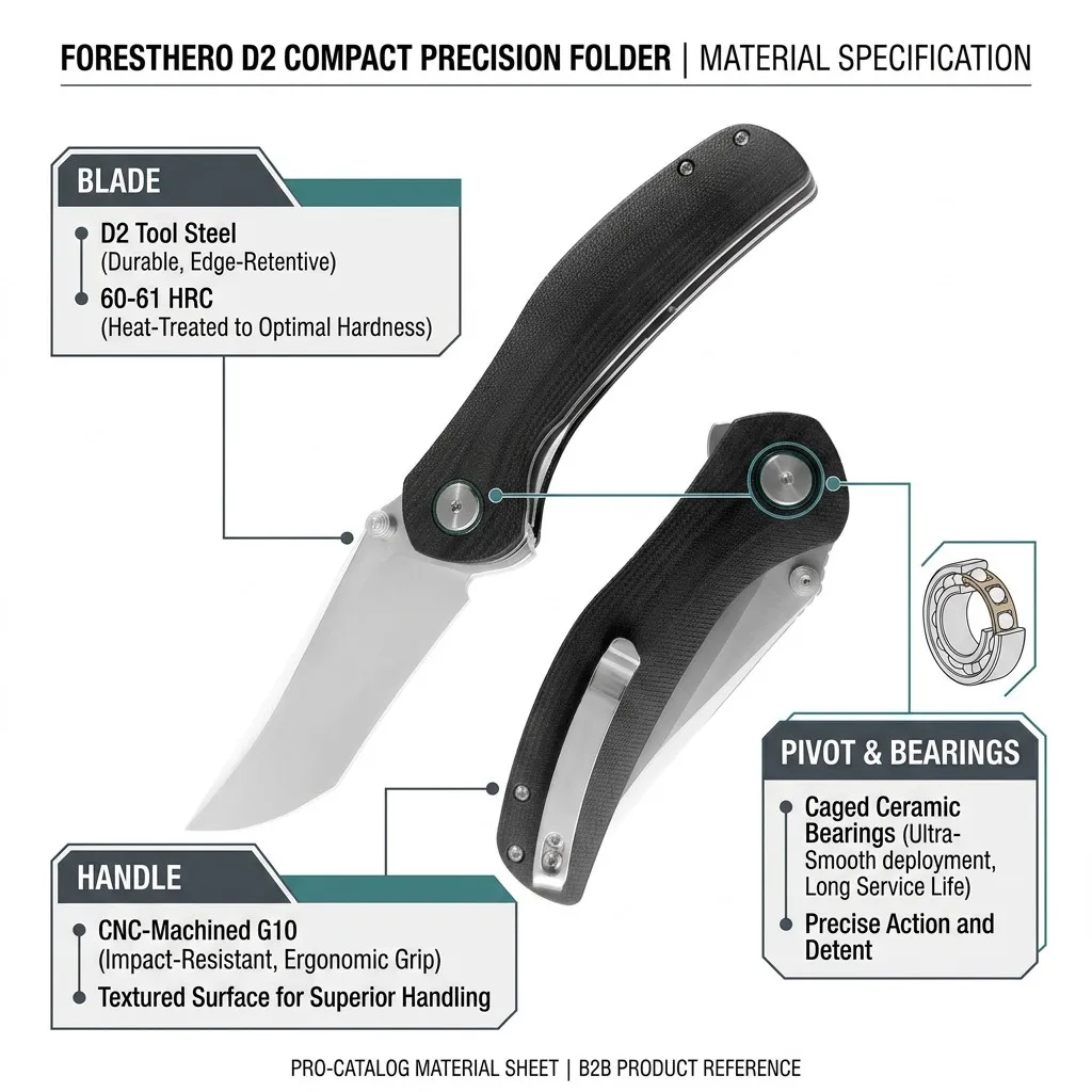 D2 and G10 Material Specs