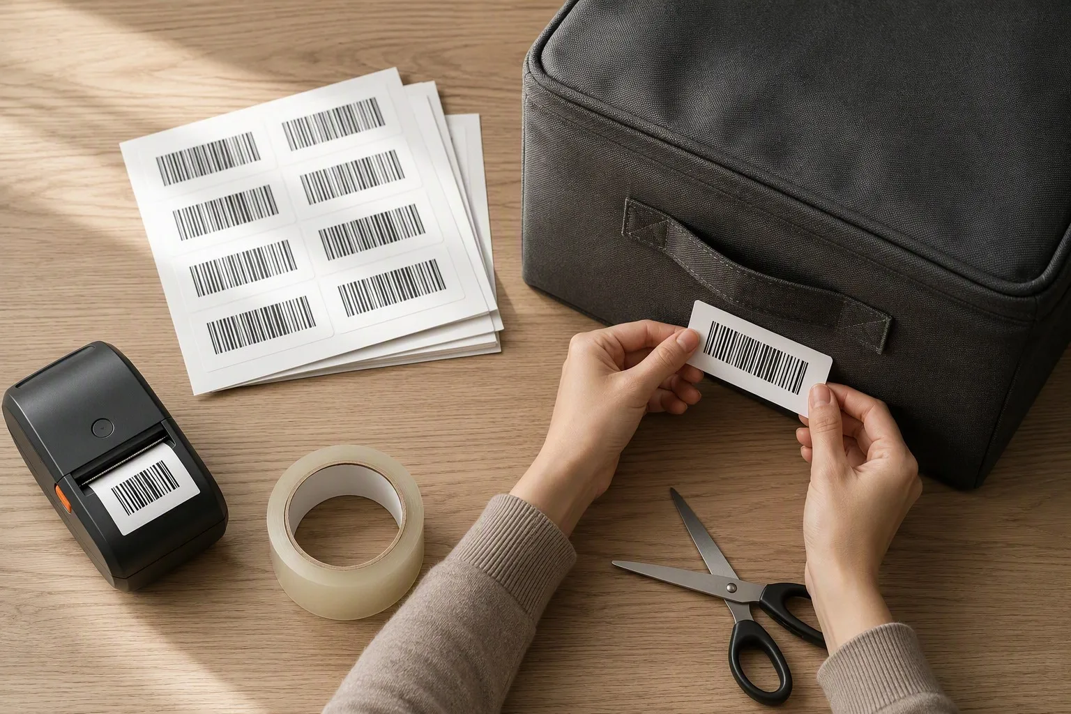 FBA product and carton labeling service