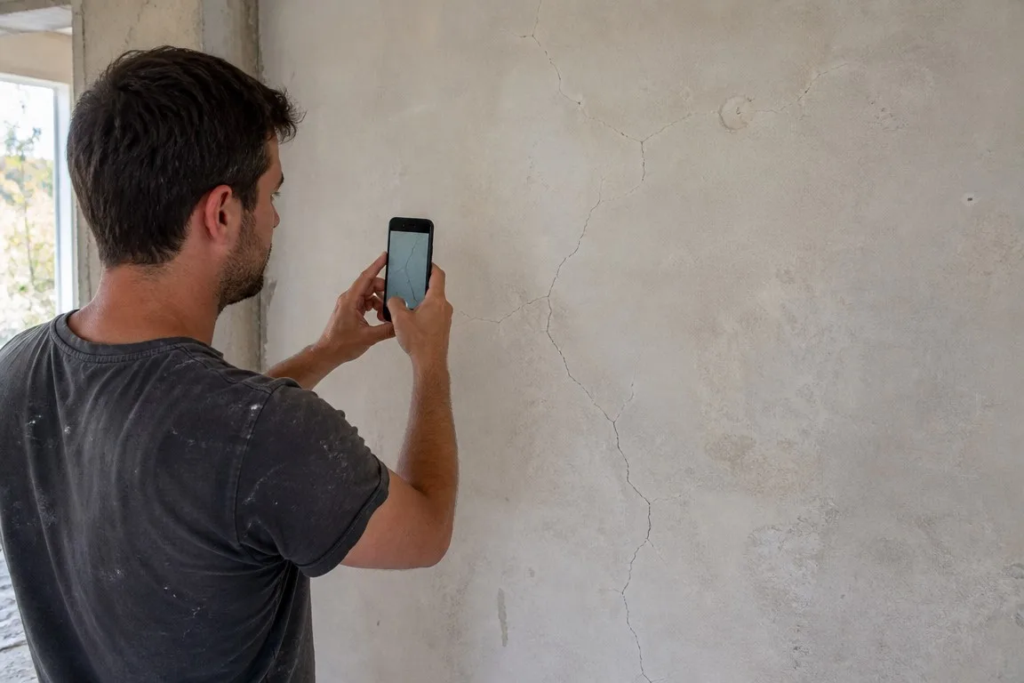 Documenting Gypsum Plaster Crack Patterns HPMC in gypsum plaster crack pattern documentation