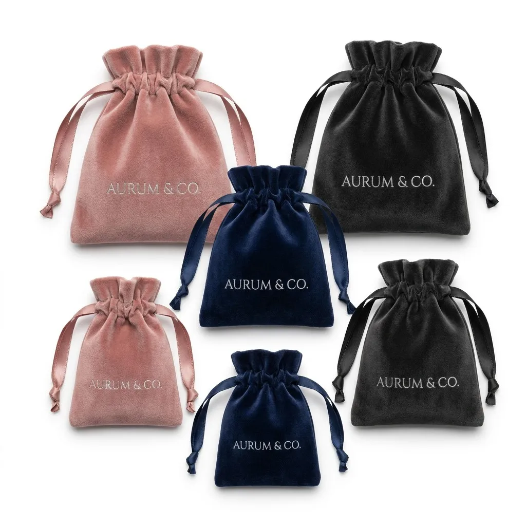 Luxury Velvet Jewelry Pouches main product image