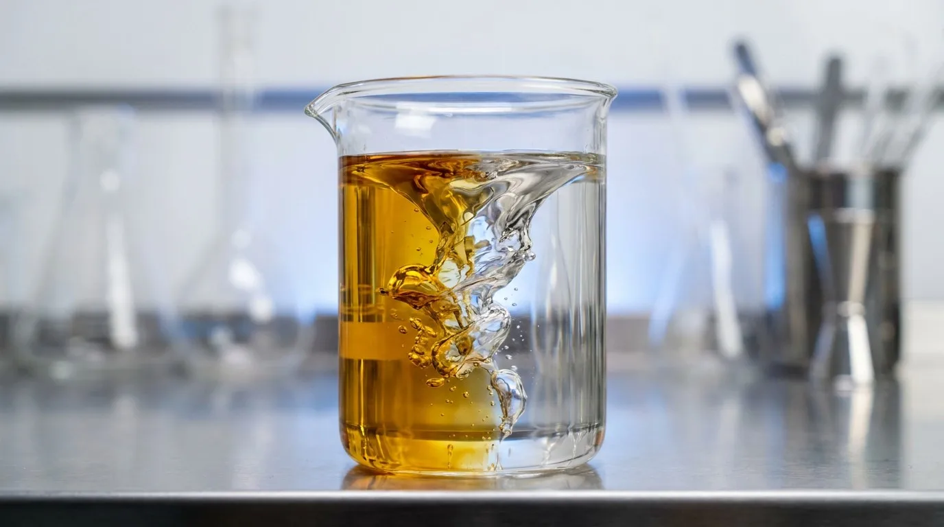 Macro photography of fragrance fluid dynamics and molecular interface testing