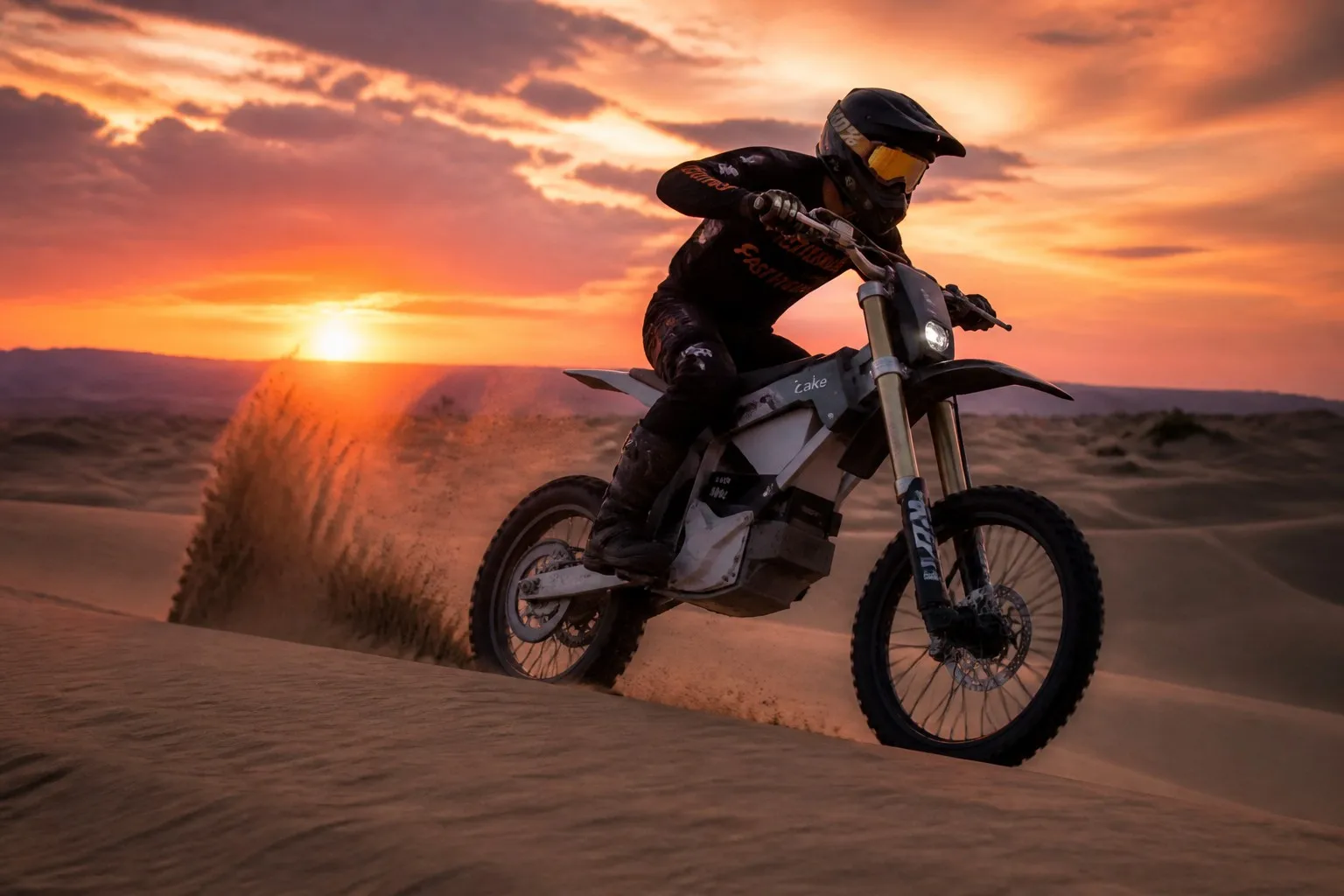 Desert Dunes Sunset Riding