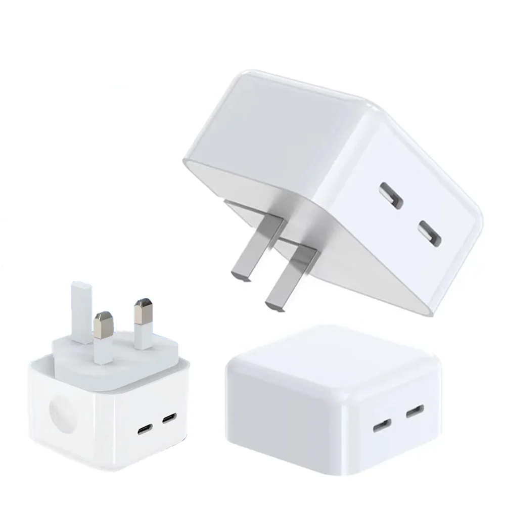 

35W fast charger 2 usb c phone type c quick wall charger adapter original for iphone 13/13 pro/13 pro max for iphone 14 charger
