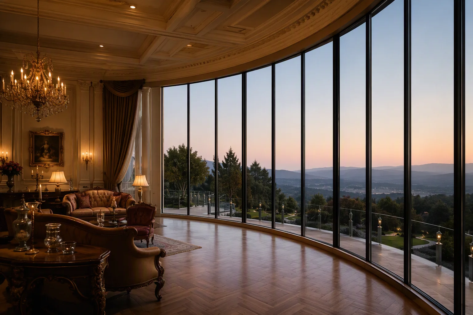 Bay Bow Windows Manufacturer China Foshan Factory Price Aluminum Curved Glass Projection