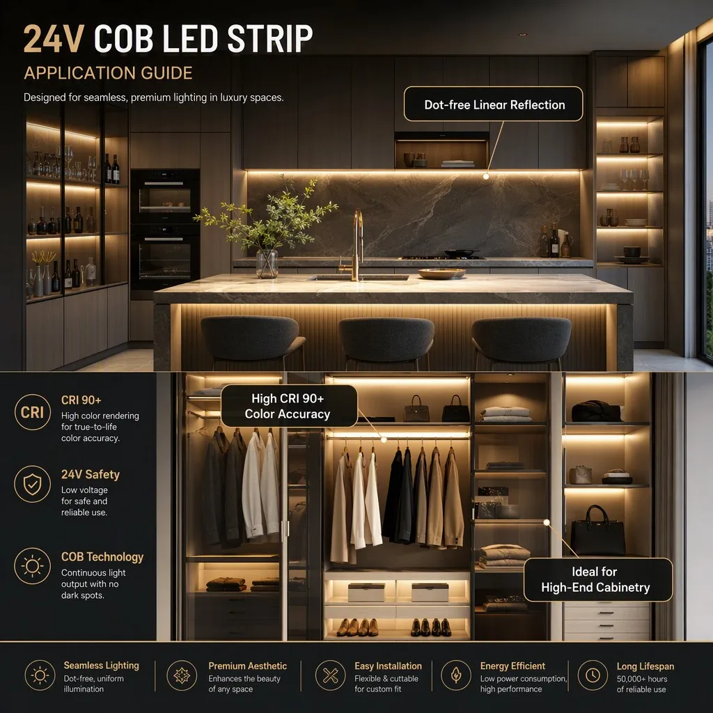 Cut Anywhere COB strip luxury application scenarios image