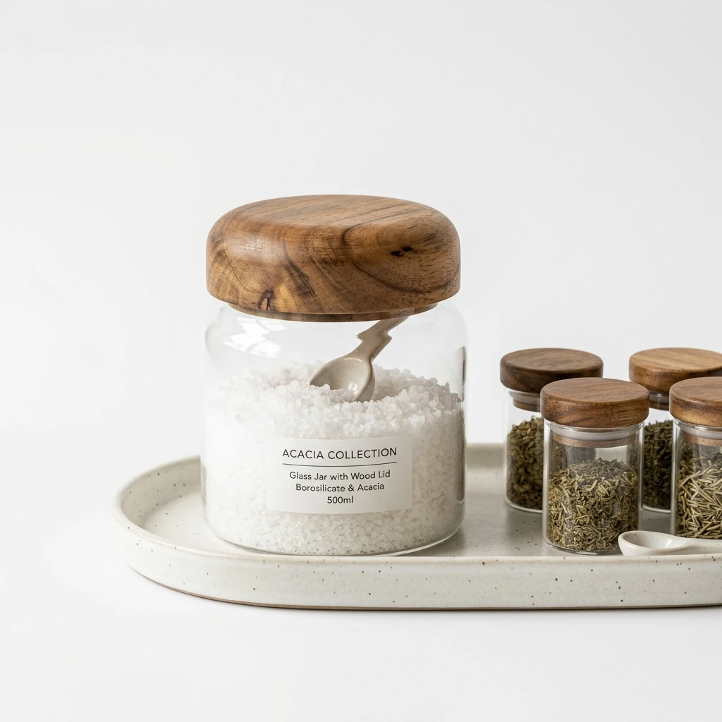 Multi-Material Glassware Set